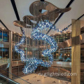 Plexiglass Custom Hotel Lobby Большой подвесной подвесной ламп